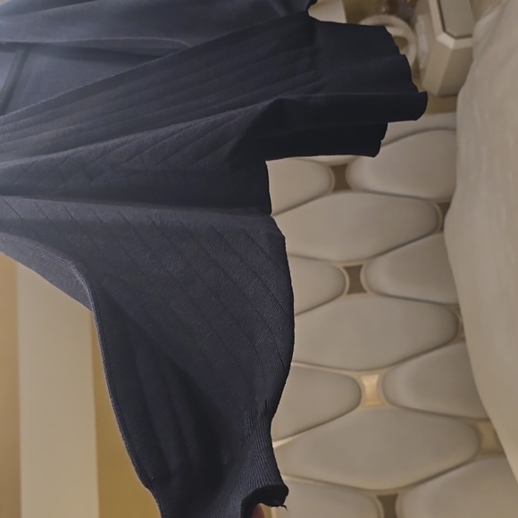 COZY CO. Black wrap sweater. Viscose 55% Poliester 30% Nylon 15% - Picture 10 of 14